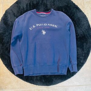 U.S. Polo Assn. Blue Crewneck Sweater